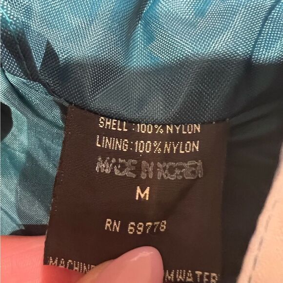 Vintage Airwalk windbreaker 🔥 teal & grey 🔥 excellent condition 🔥 medium - Picture 5 of 9